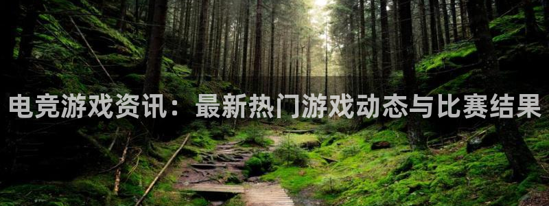 奇亿娱乐平台登录：电竞游戏资讯：最新热门游戏动态与比赛结果